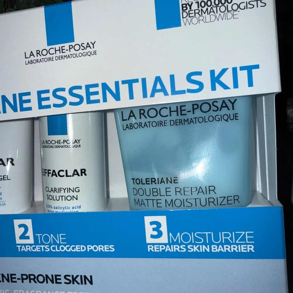 La Roche Posay Effaclar Daily Acne Essentials Kit Salicylic Acid Exp 05/2028 NIB